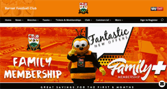 Desktop Screenshot of barnetfc.com